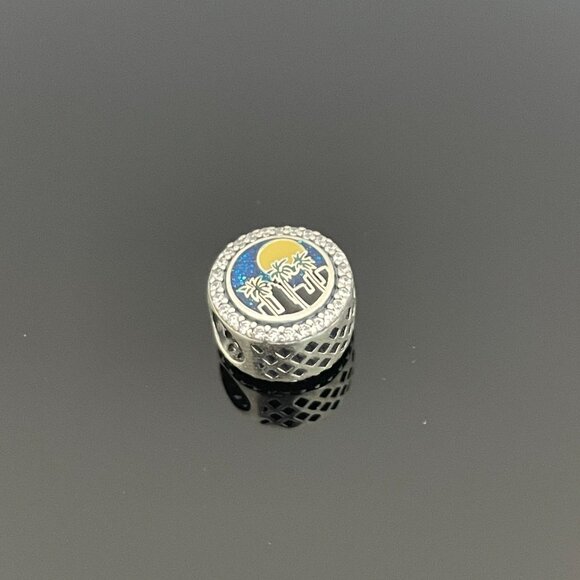 Pandora Ft. Lauderdale FTL City Night Scene Charm Bead Fort Lauderdale, Florida - Picture 4 of 6